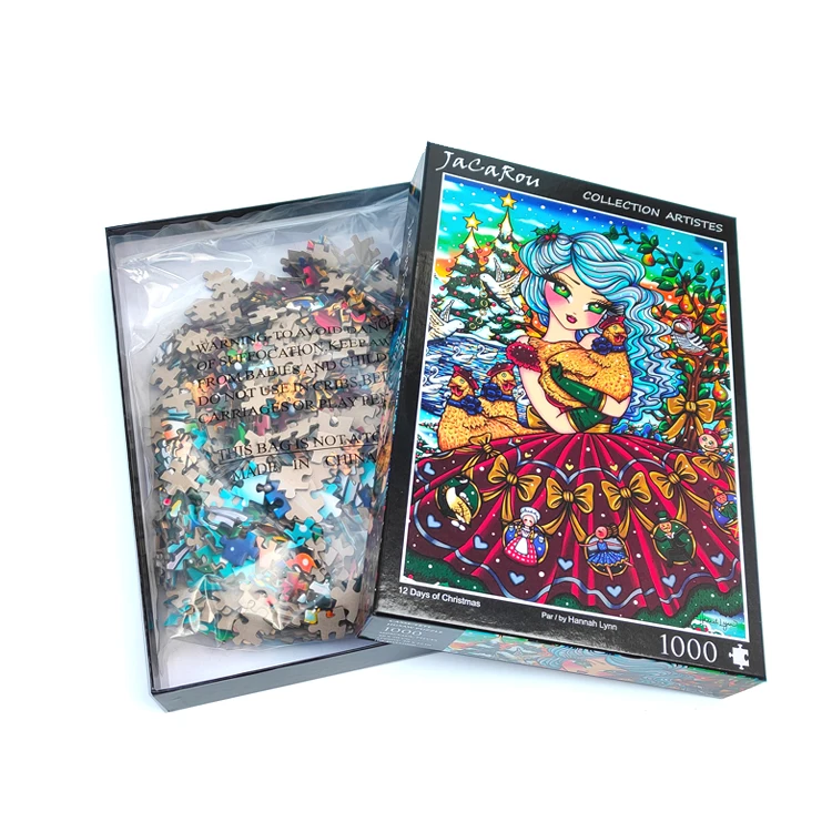 Cartoon Pretty Girls Adult Jigsaw Christmas Puzzles 1000 pieces