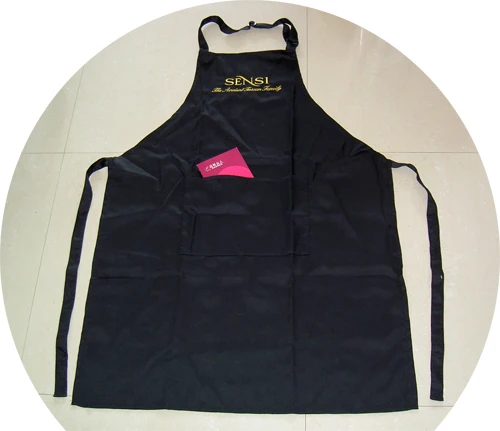 Cotton and Polyester Kitchen Bib Apron Waterproof Sleeveless Kids Model Uniform with Custom Embroidered Logo Wholesale Minded