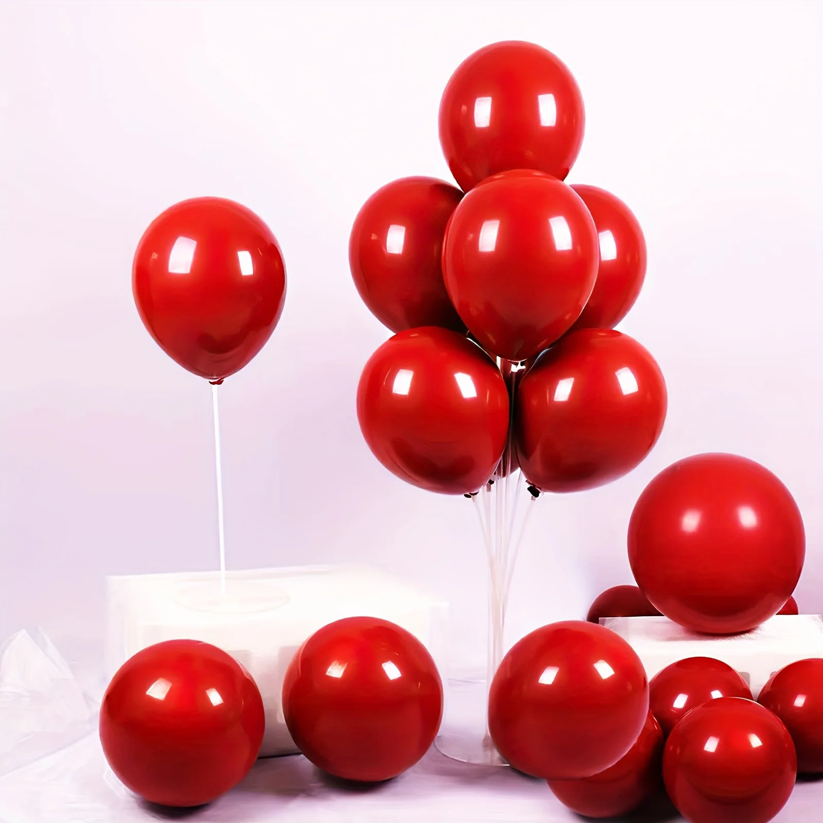 Hot sale Red Balloons 99pcs Balloons Romantic Decoration Special Night Anniversary Party Wedding Engagement Decoration Balloons