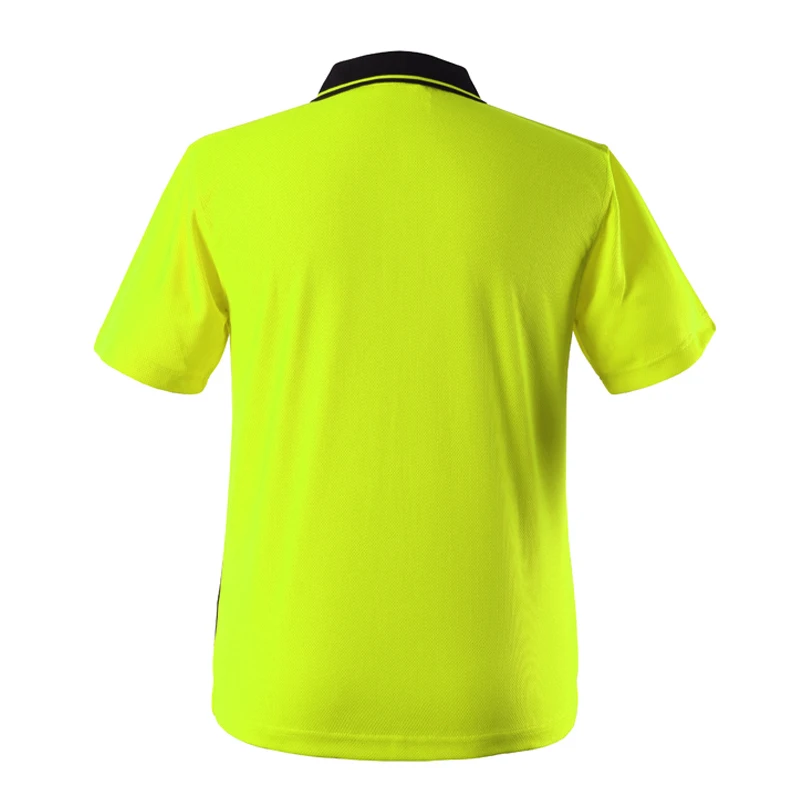 Hi Vis Рабочая одежда большого размера Защитная футболка рубашка поло для работы на