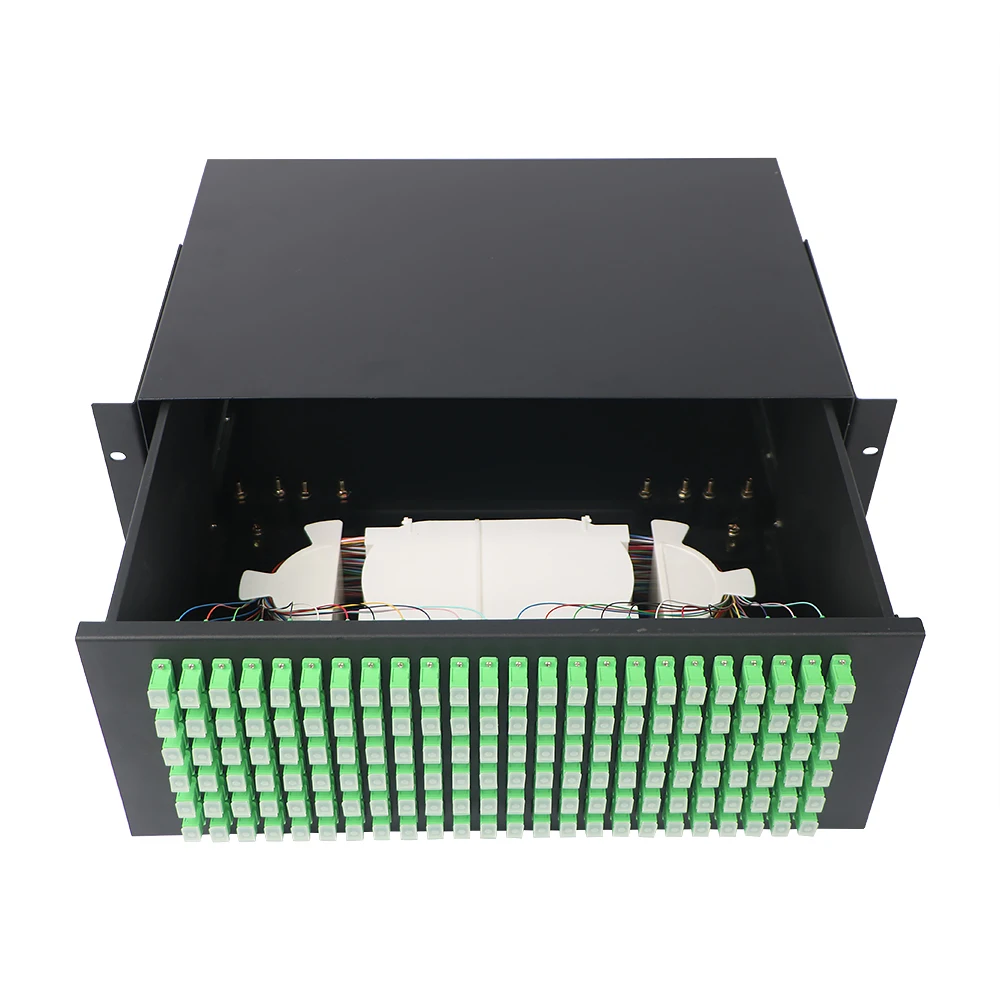 FCST03119 Wall Mounted 144 Ports Optical Fiber Distribution Frame ODF For With Splice Tray And SC LC FC Splitter Adaptor