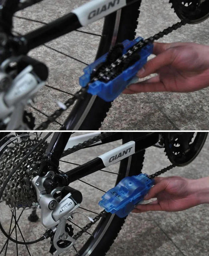 
Bicycle cycle chain parts cleaner tool 