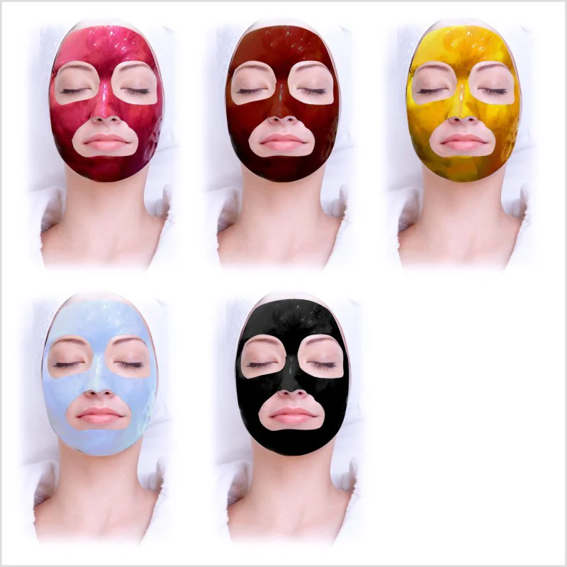 Rose Hyaluronic Acid Hydro Jelly Facial Mask Powder Collagen Vitamin C Peel off Rubber Face Mask