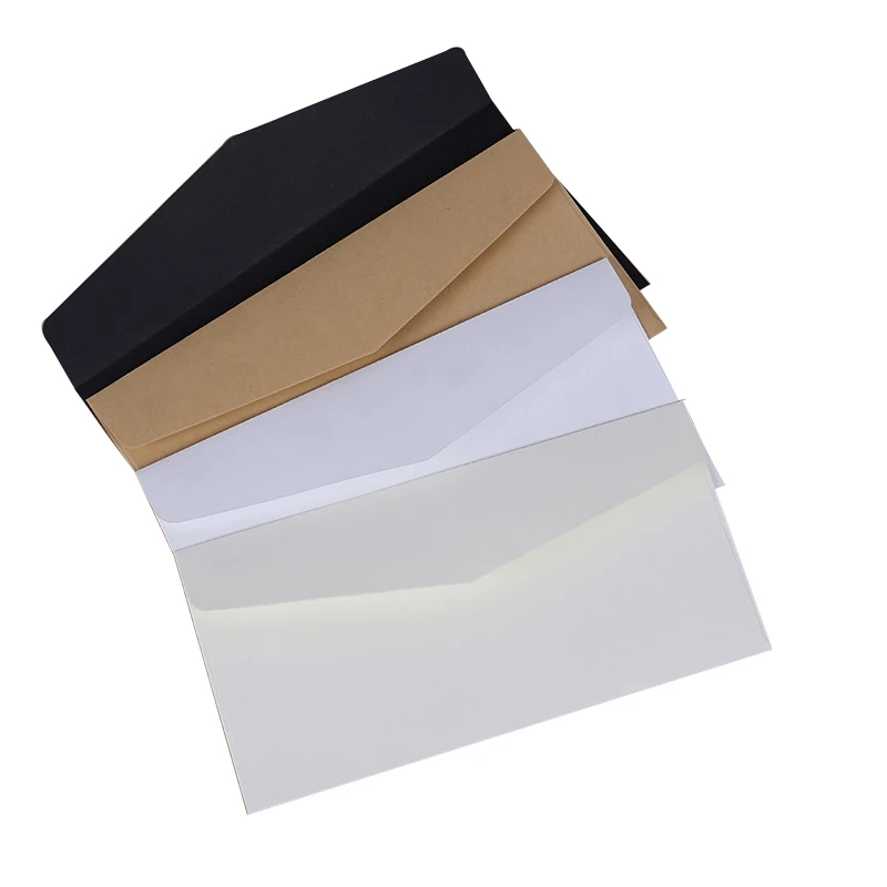 Omet Custom Printed Mini Small A3 A5 C5 C6 A7 A6 White Paper Rigid Hard Cardboard Packaging Letter Paper Envelopes With Seal
