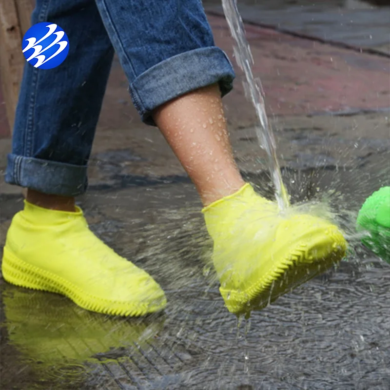 Многоразовые водонепроницаемые чехлы для обуви Нескользящие силиконовые аксессуары унисекс