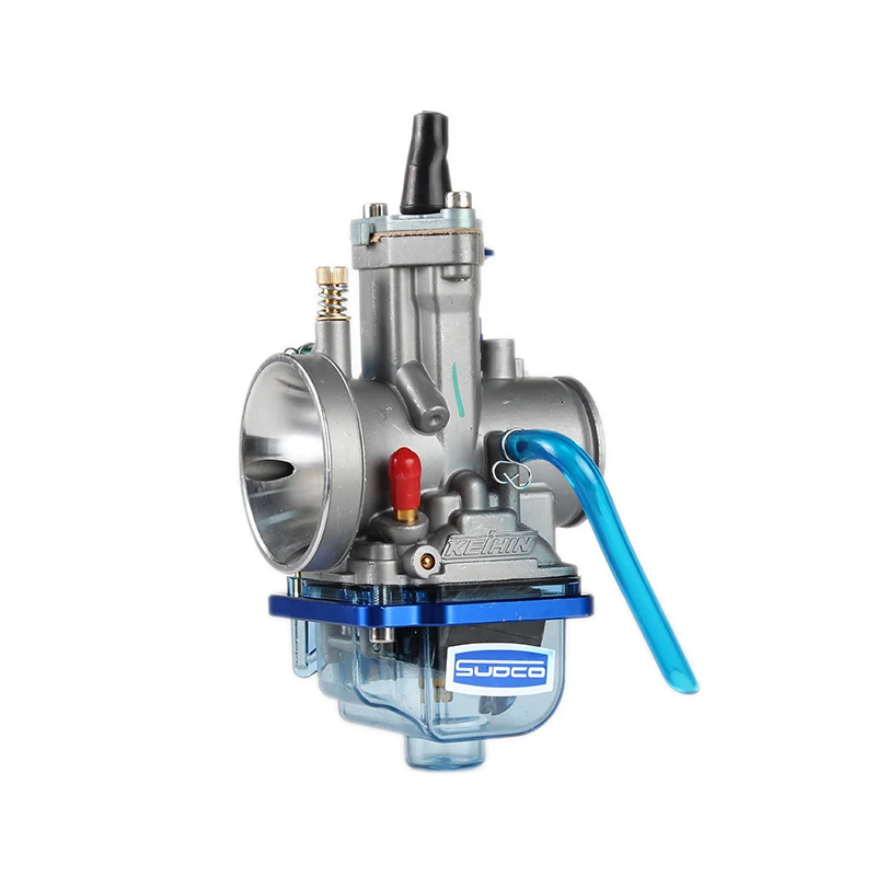 Синий карбюратор Boul Pwk для мотоцикла с Power Jet 28 30 32 34 мм Mikuni Carb 2T 4T двигатель гоночные детали скутеры