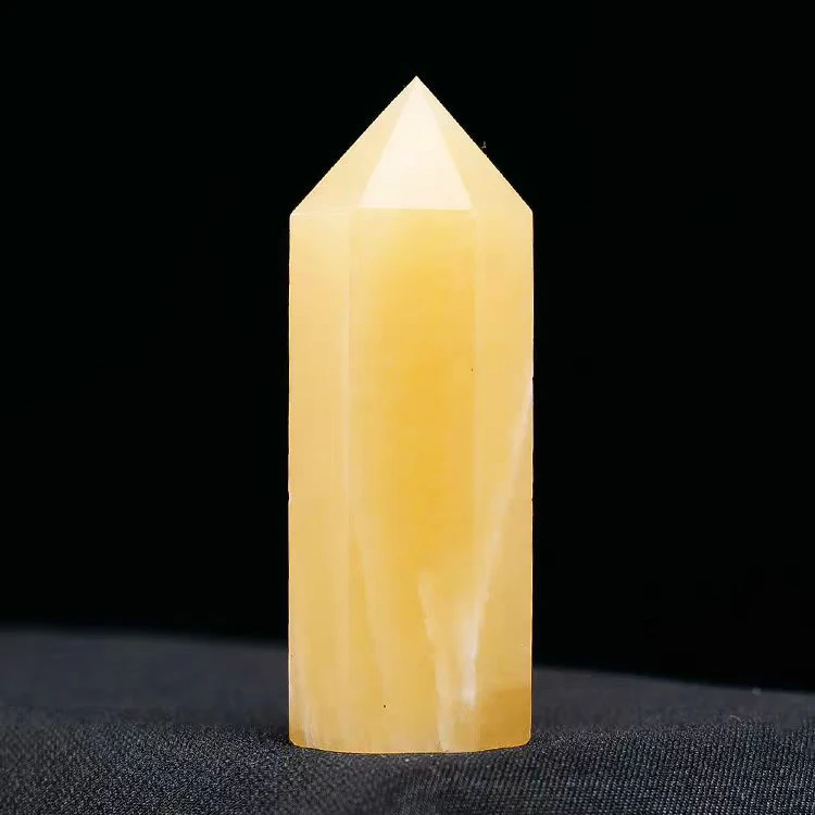 Factory Wholesale Natural Stone Amethyst Rock Quartz White Crystal 4.5cm Hexagonal Pointed Crystal