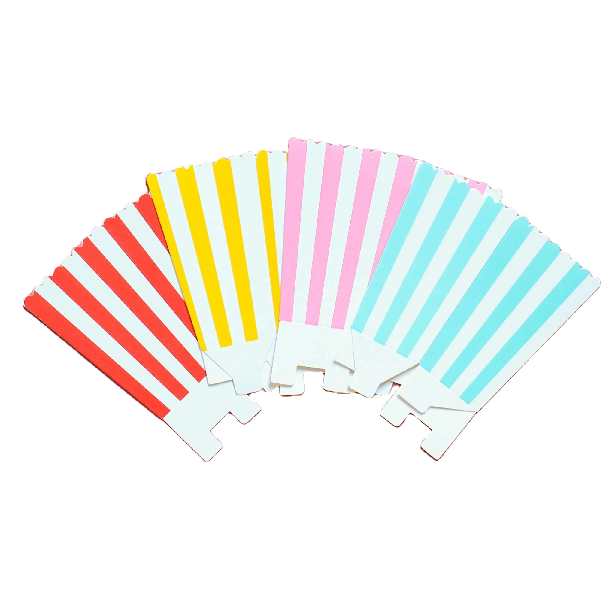 With custom design  Food packaging boxes for popcorn folding  popcorn packaging boxes Paper Popcorn Boxes