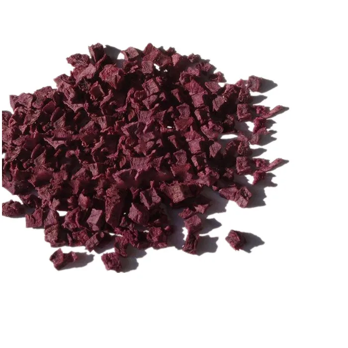 Best Quality New Crop food ingredients Dehydrated Purple Sweet Potato Cubes
