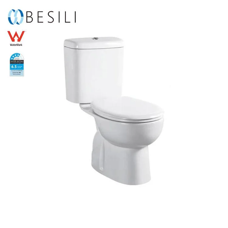 two piece rimless toilet Watermark Wels Australia Sanitaryware ceramic WC toilet