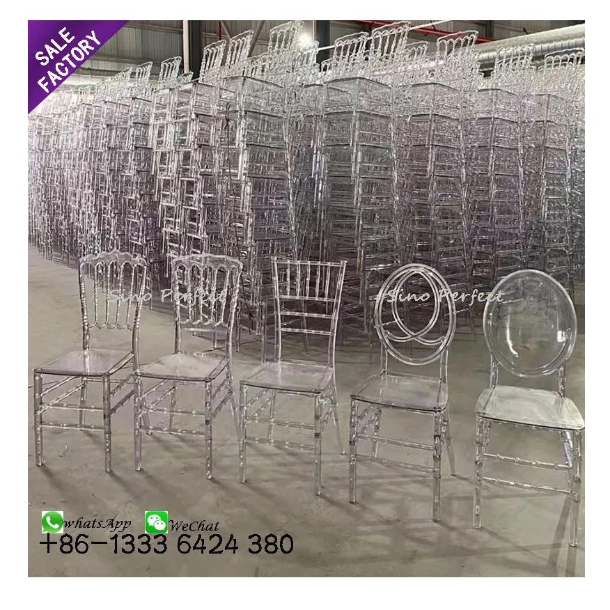 Новый продукт прозрачные акриловые стулья Chiavari
