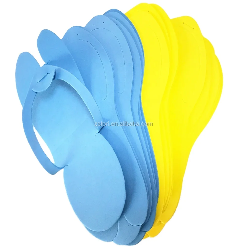 Disposable EVA SPA pedicure slipper for nail beauty use flat type