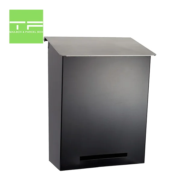 Galvanized Mailboxes  Letterboxes Stainless Steel Metal Outdoor  Lockable Wall Mounted Drop Mailbox