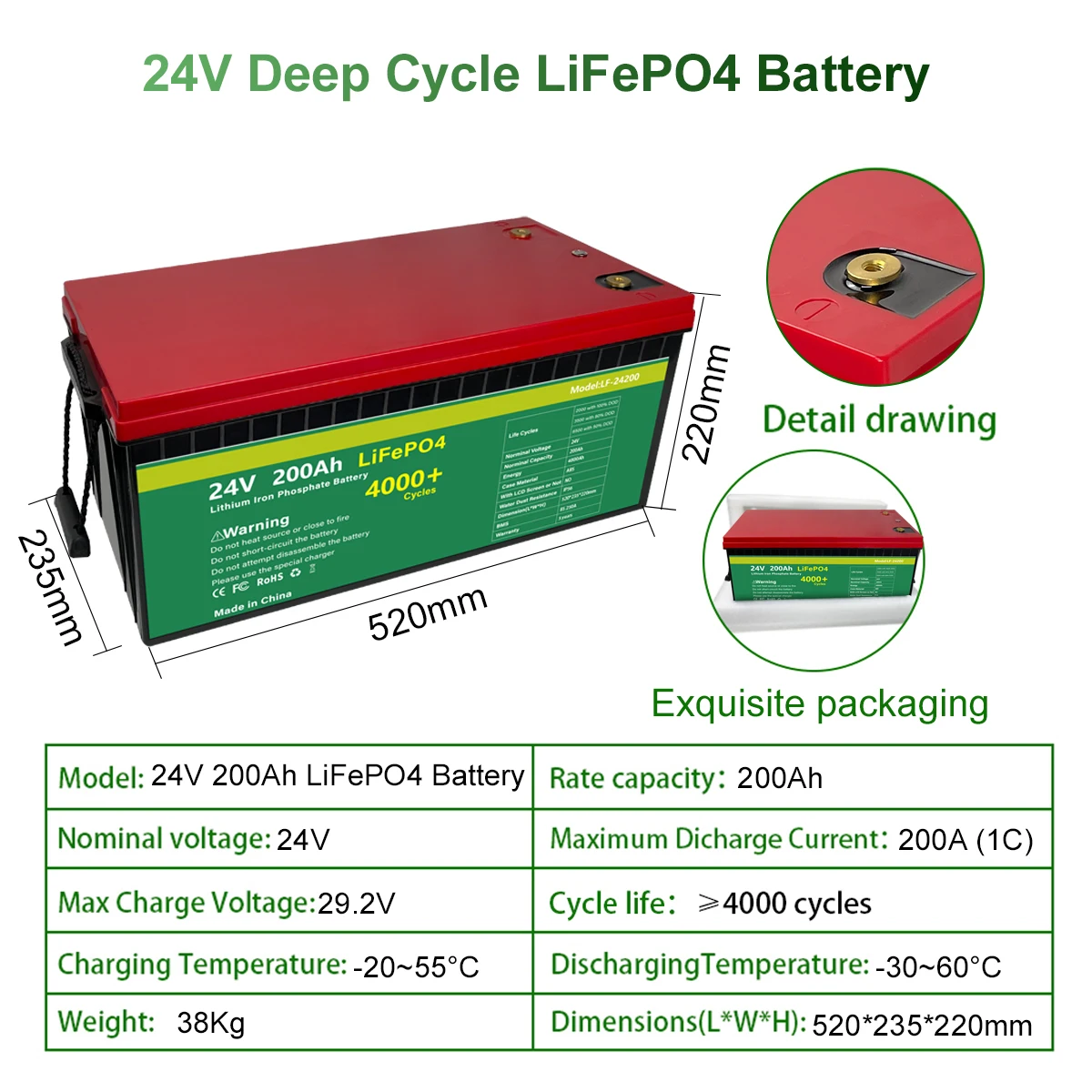 12v Mf Super Power High Quality Auto Replace Lead Acid Car Battery Lifepo4 lithium ion Battery 24V 200ah