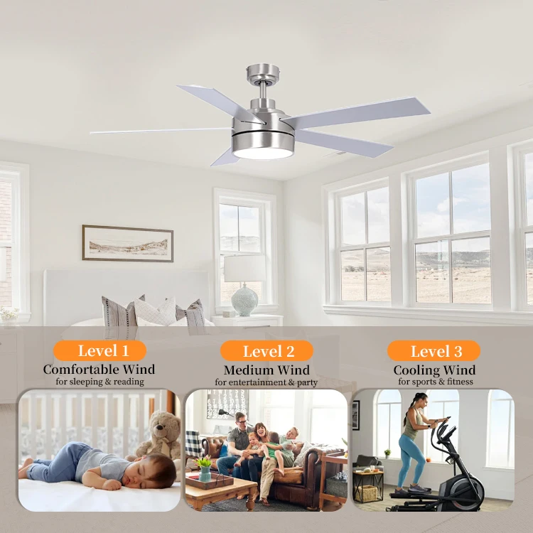 Потолочный потолочный светильник с 5 лезвиями