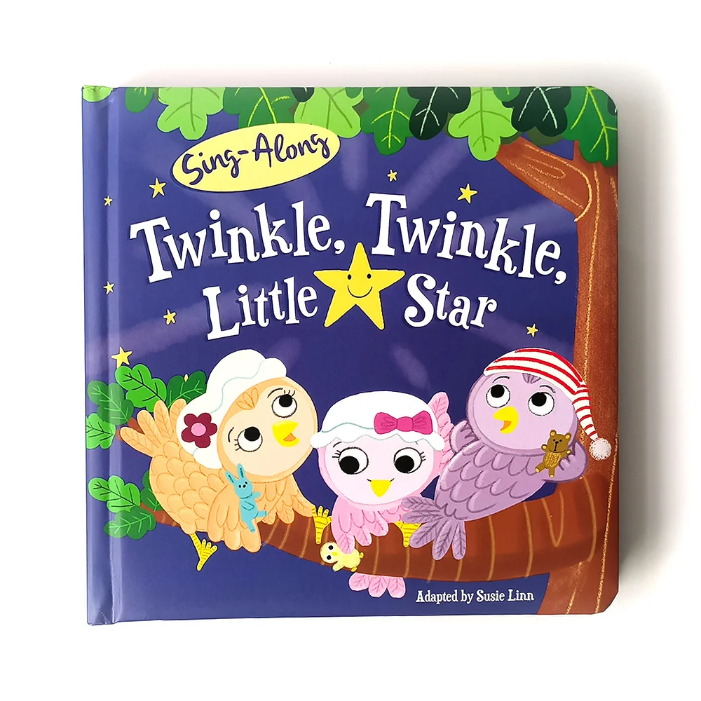 Twinkle little star bedtime story Animals board books eco-friendly children books in spanish