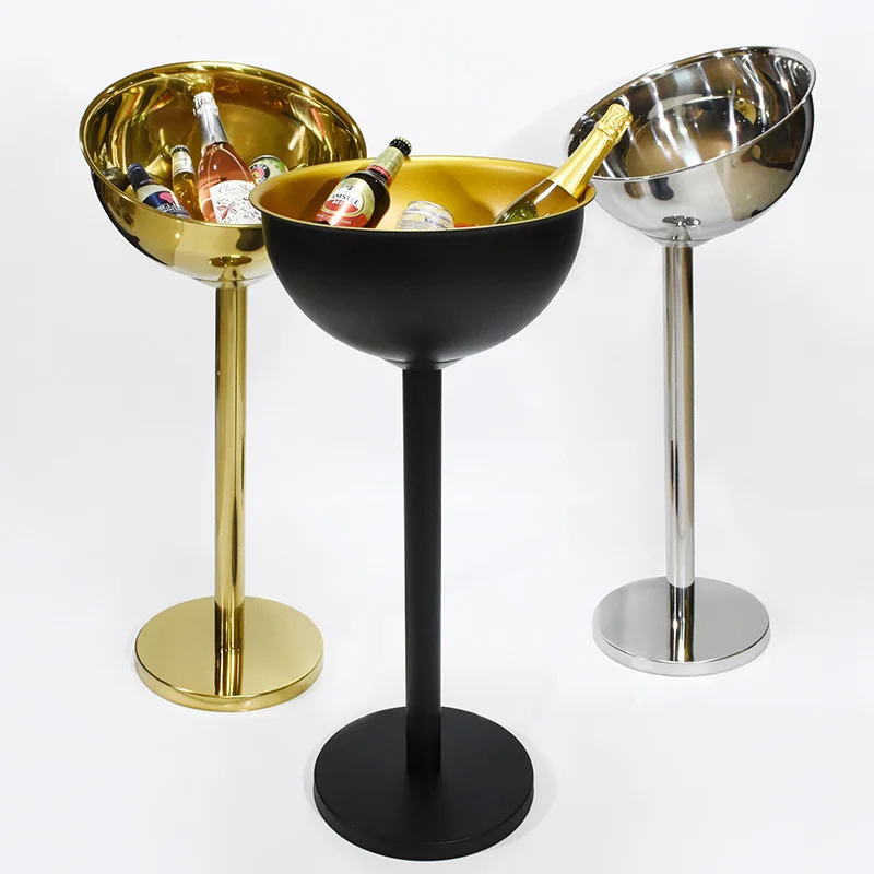 12L Stainless Steel Wine Champagne Ice Bucket Large Capacity for Part,Bar,Wedding Cold Beer Drink Ice Bucket