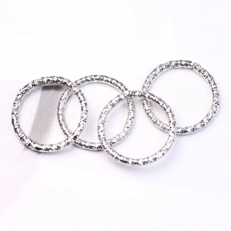 100pcs/lot Round Jump Good Quality Rings Twisted Open Split Rings Connector For Creating Jewelry Makings Findings Supplies DIY