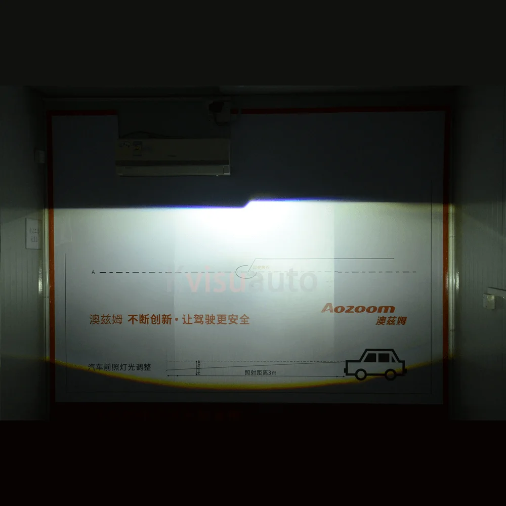  Aozoom 3 дюймов 12v 35w 5500k макс. A3 автомобиля мини би светодиодный проектор фар