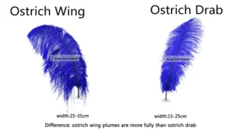 White Yellow DIY Wedding Decor Floral plume bulk fascinator nandu long thin nandu ostrich feathers for millinery festive supply