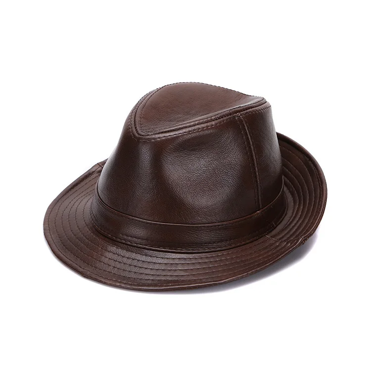 Leather Cowboy Hats Premium Cow Crazy Leather New Fashion Cowboys Best Selling Western Cowboy Hat