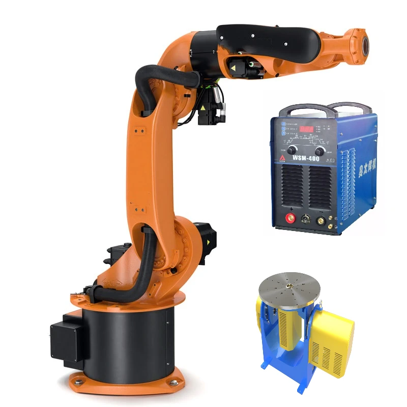 High Accuracy KUKA Robot Arm 6 Axis  Welding Robotic Arm with CNGBS Welding Positioner for Welding Robot Application