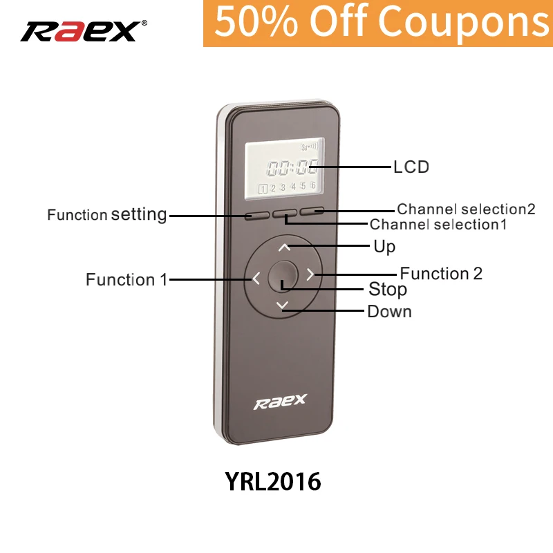 New Remote Control for DC and AC Electric Curtain Motor