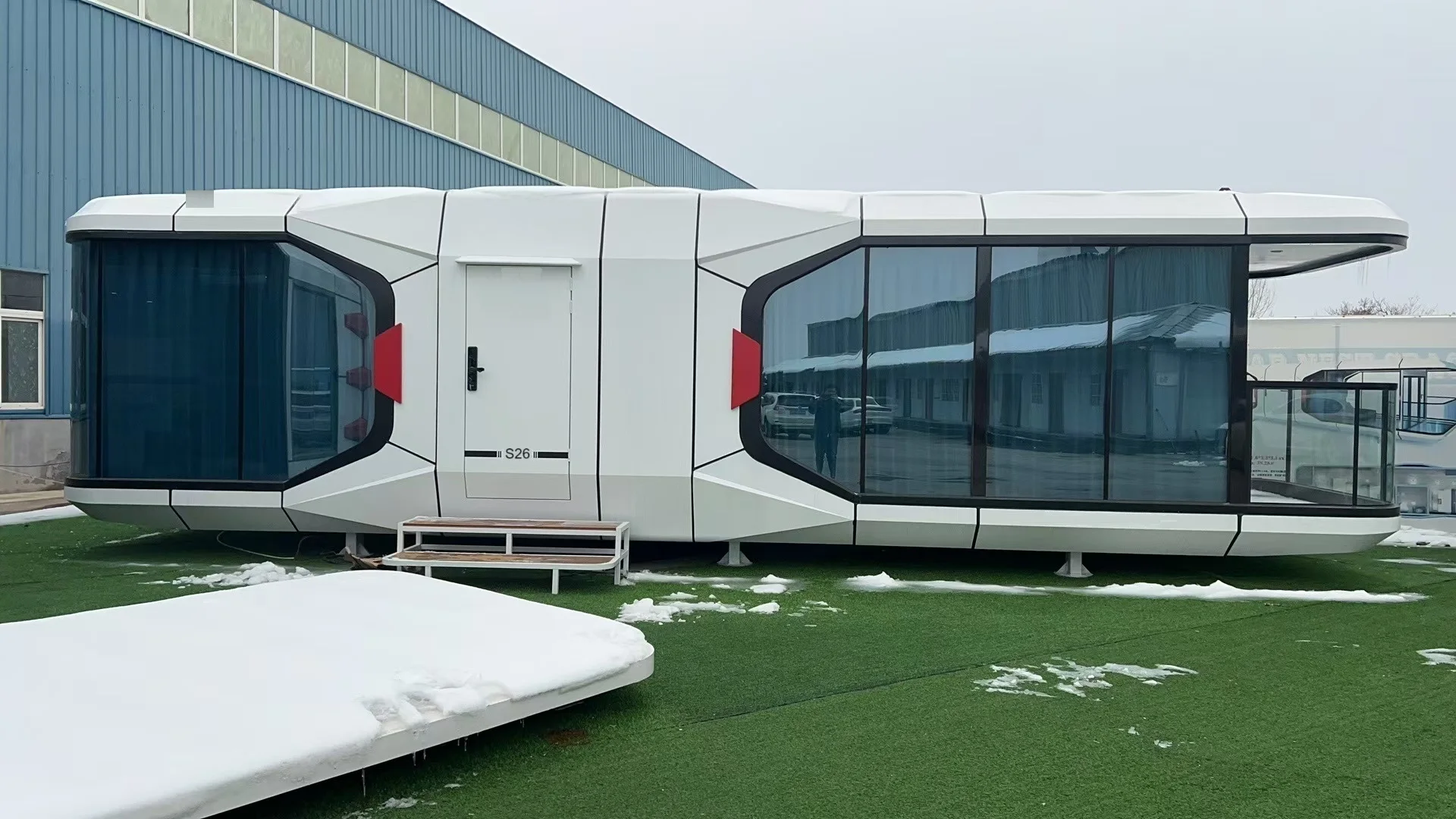 Sinova S26 Space Capsule Rooms low price container house luxury living  mini house