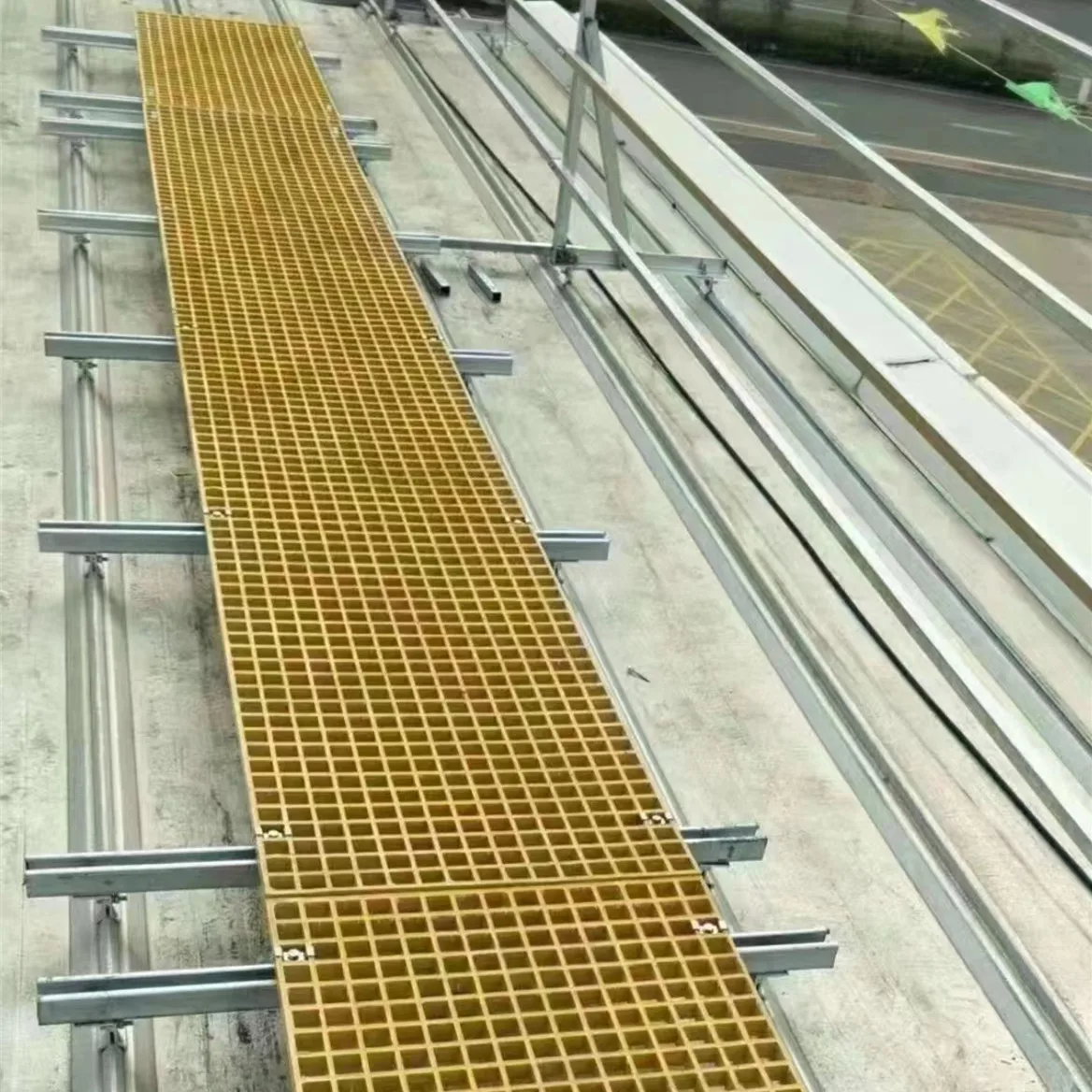 American Standard No Cracking, Long Life, No Fading, Refractory Outdoor Fiberglass Fiberglass Fiberglass Grating