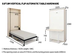 Откидная Гостевая кровать Leisuit-переносная раскладная кровать с толстым пенным наматрасником с эффектом памяти для запасных спальни и офиса