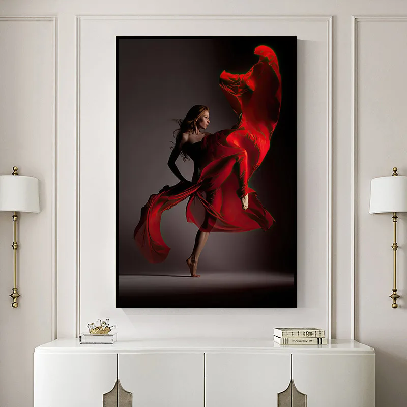 Modern bedroom decorative painting art figure hotel home beauty hanging painting living room sofa background painting