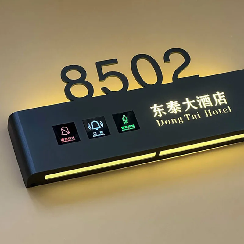 Digital Electronic Metal High Quality Hotel Do Not Disturb Doorbell Display Switch