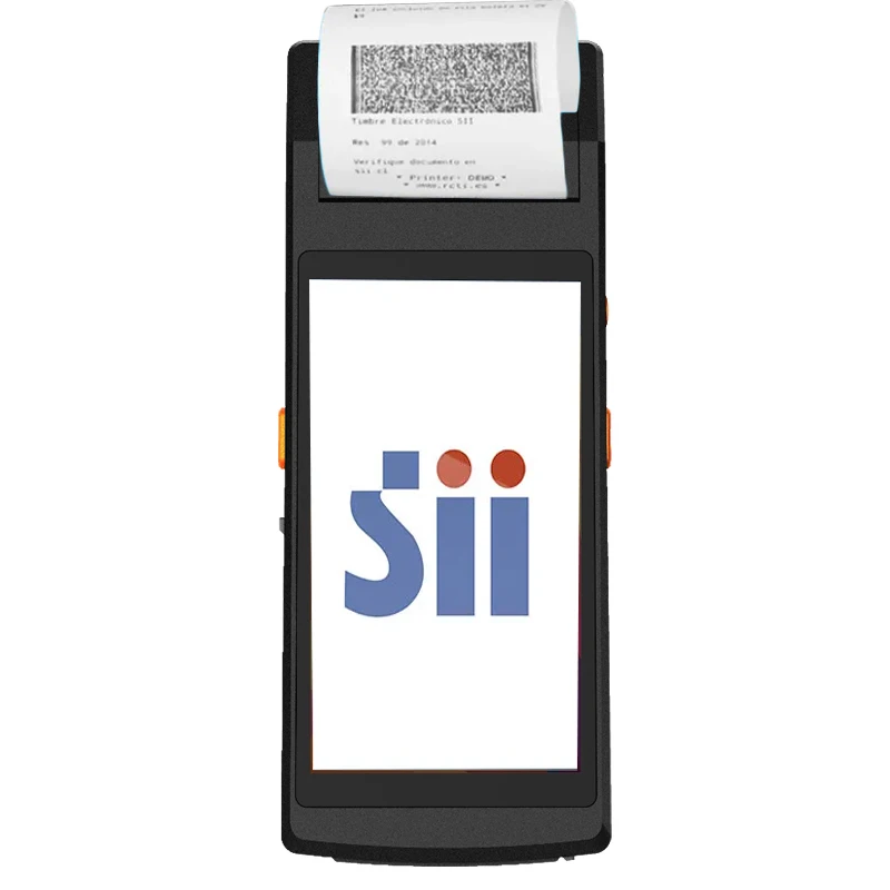 4G wifi High Quality Android Handheld Pos Terminal pda With Mobile Printer Barcode Scanner Pda