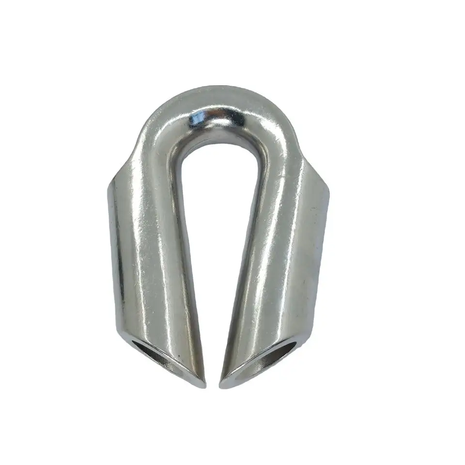 Stainless Steel Wire Rope Cable Thimbles Eyelet Loop Rigging