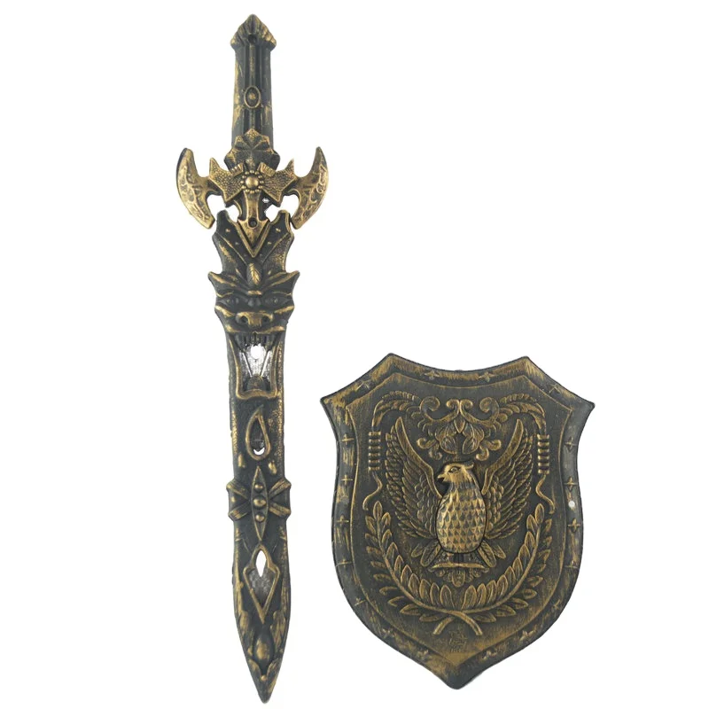 Halloween props cosplay weapon shield children toy knife gun sword dagger simulation samurai sword COS weapon