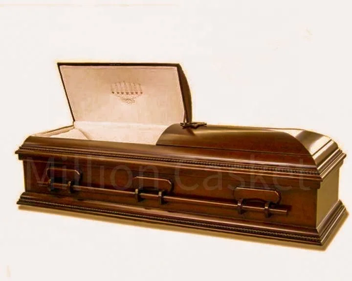 Элегантная классическая похоронная гроб и гроб от похоронного поставщика, высокое качество