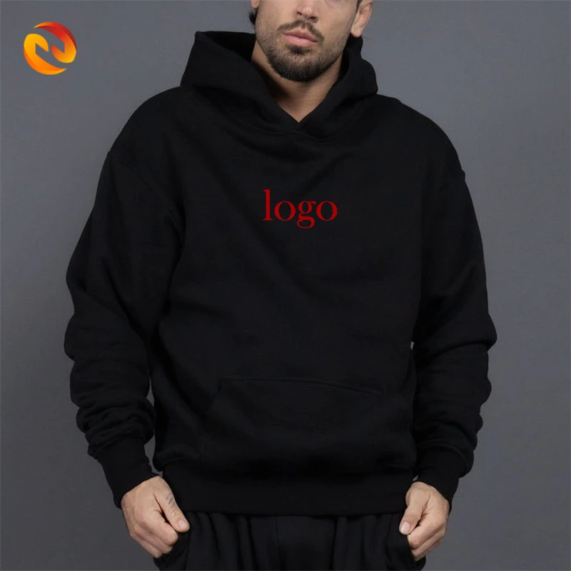 Custom Puff Print Hoodie 500 Gsm Dtg Sport Wear Set Fade Hoodie Sweatpants And Hoodie Set Men Tracksuit Set