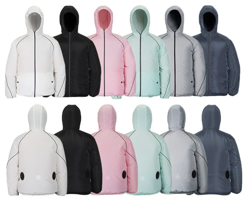 Охлаждающая куртка с вентилятором, кондиционеры для одежды, Солнцезащитная одежда для высокотемпературной работы на открытом воздухе для мужчин