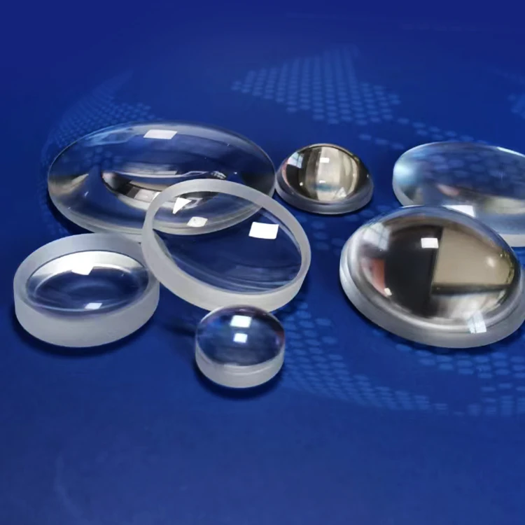 Hengpu high transparency Dia 30mm k9/bk7 material Spherical Optical Lens Meniscus Achromatic Lens