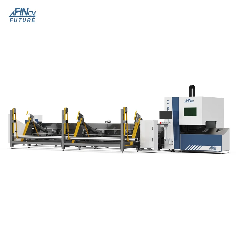China High Speed 1.5kw 3kw Small Metal Pipe Tube 10mm to 120mm Automated Loading 6012 6M 1500W 2000W 3000W with Pneumatic Chucks