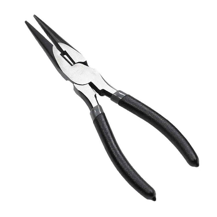 China manufacturer 5 in 1 stainless steel vise grip needle long nose cutting pliers hand tool combination set good tools