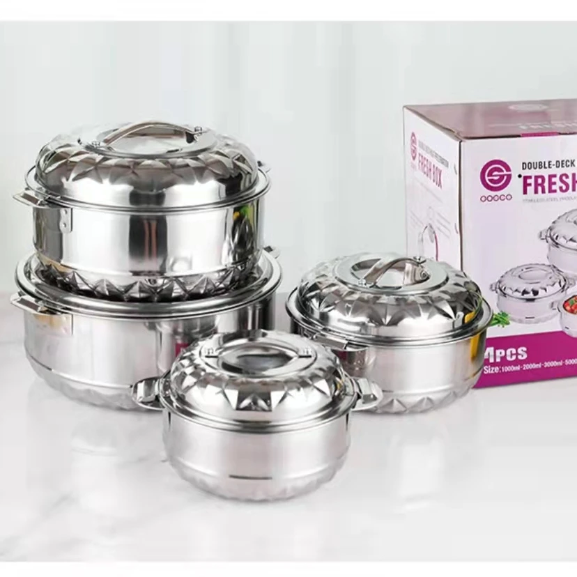 New large-capacity thermos barrels and double-deck lunch boxes