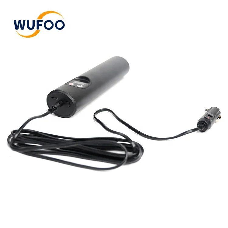 Mini Portable Car Tire Inflator with Battery for Car Motorcycle Bicycle Tire Ball Air Compressor Car Air Pump with Led Light