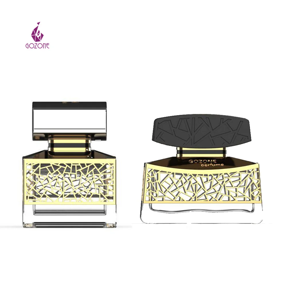 Dubai Arabian Style Grosir Botol Parfum Unik 30Ml Empty Fancy Perfume Bottle With Crystal Cap