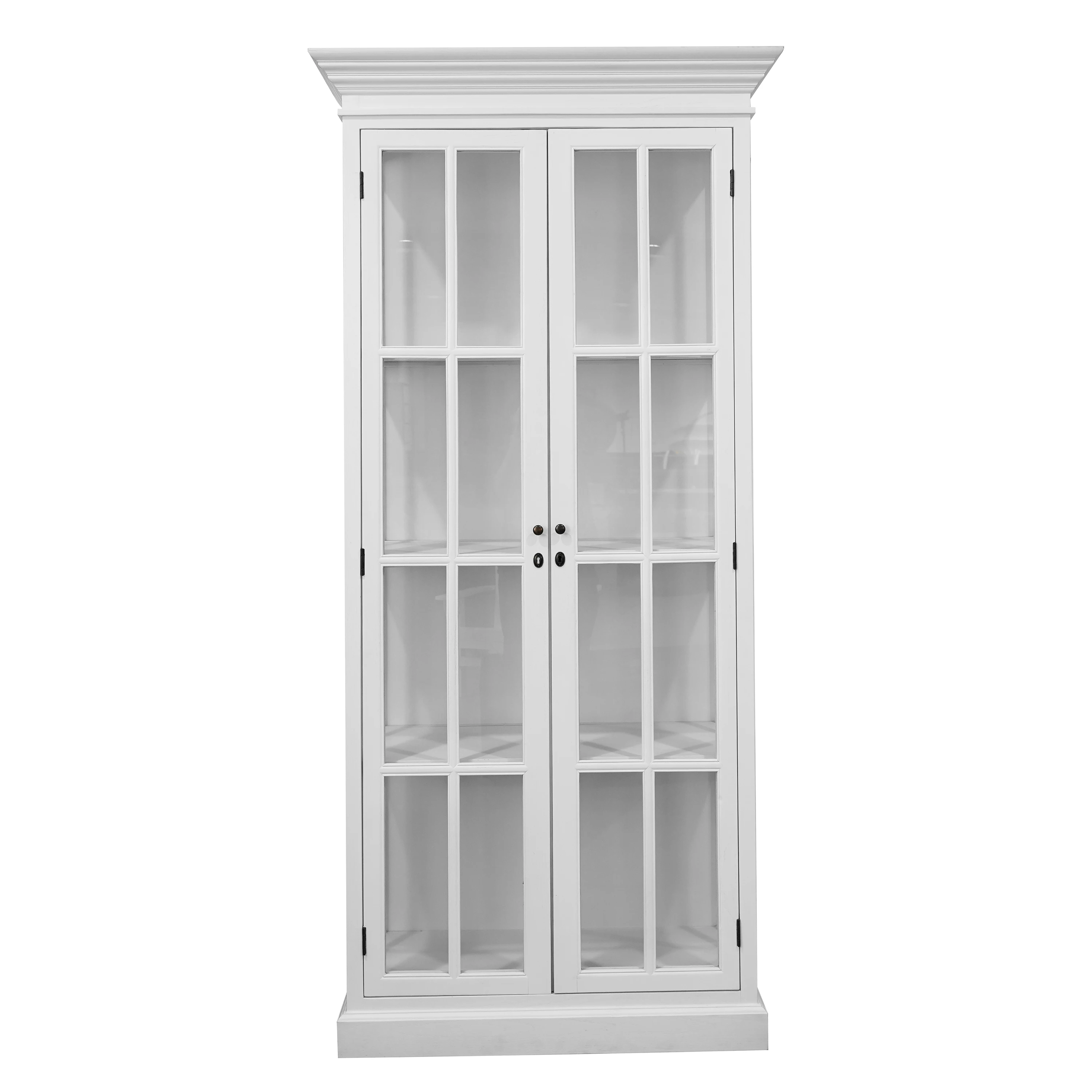 Glass Door Classic Furniture Livingroom Showcase Cabinet Bedroom Storage Wall Cabinet