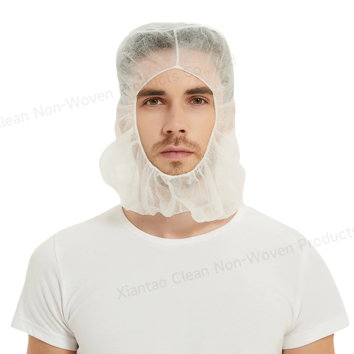 Disposable space cap oversized hood cover white medical hood hairnet food PP Cap Space Disposable Caps for Food factory
