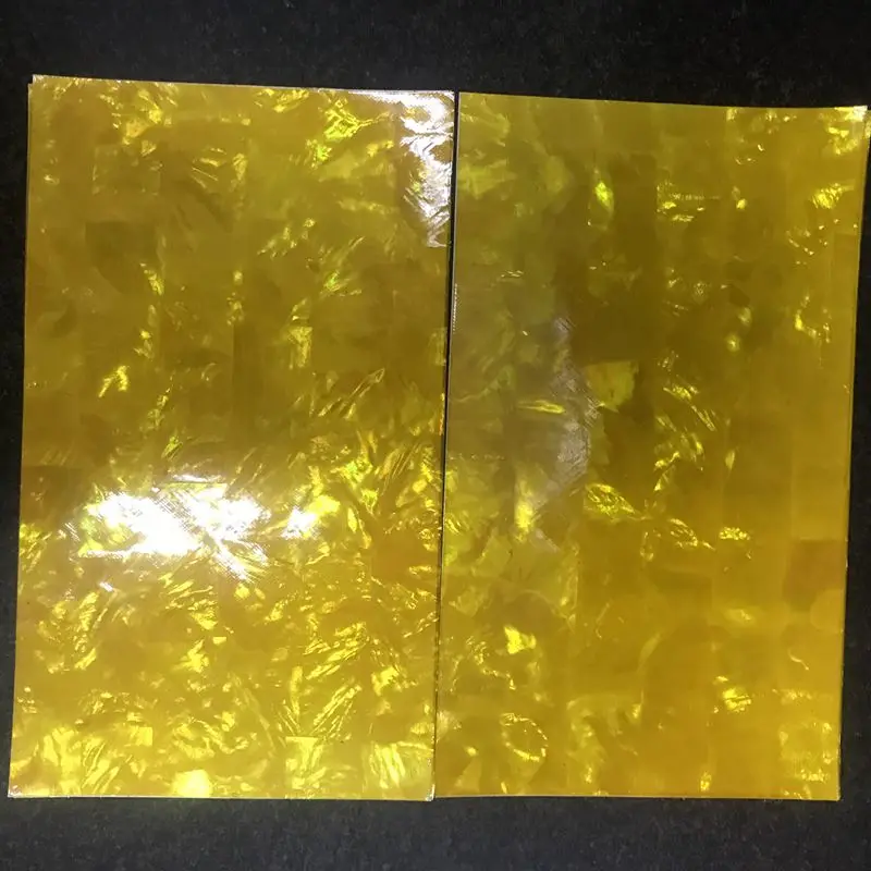 Golden Soft Adhesive with Sticker White MOP Mother of Pearl Shell Flexible Paper Wall Sheet