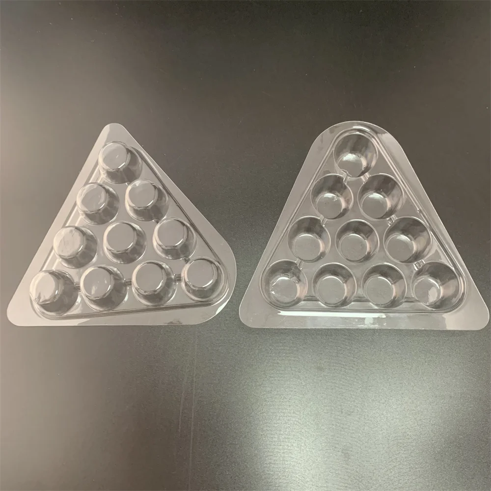 Custom Chocolate Tray Blister Clear Truffle Clamshell Packaging