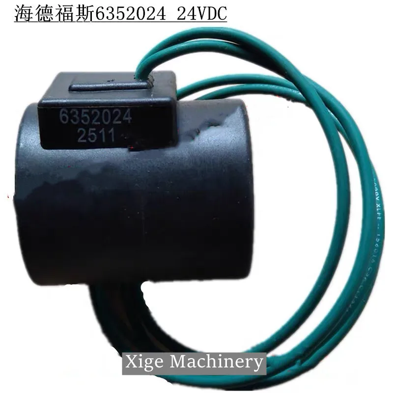 Hydraulic Walking Pump Winding for XD121 Excavator 6352024 6352012 Solenoid Valve Coil BB16051274 24V 12V
