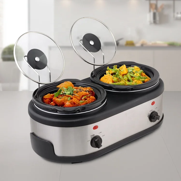 Factory Hot Selling Electric Ceramic Pot Food Warmer Buffet Server For Holiday